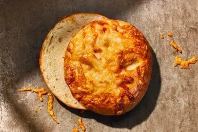 Asiago Cheese Bagel from Panera Bread