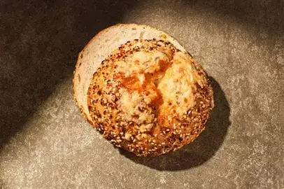 Asiago Everything Bagel from Panera Bread