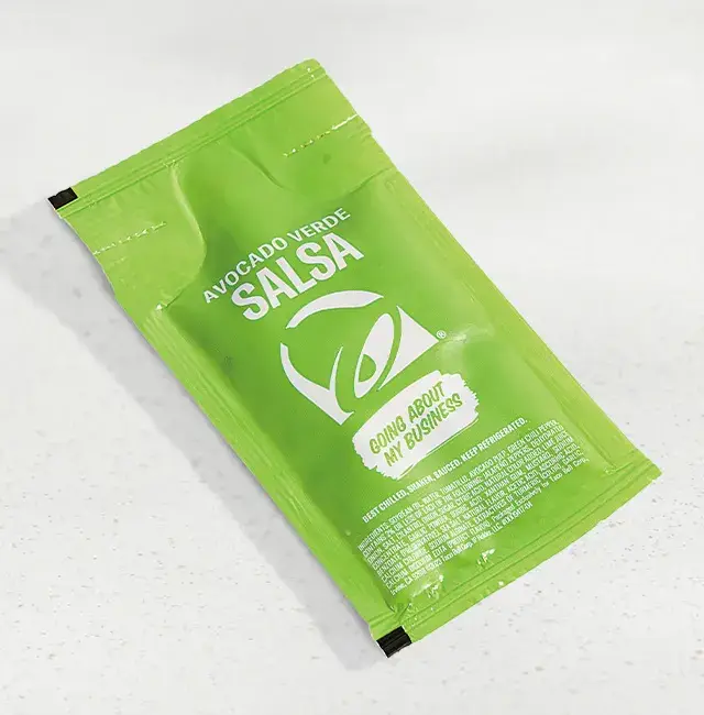 Avocado Salsa Verde Packet from Taco Bell