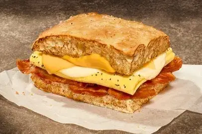Bacon Double Take on Black Pepper Focaccia from Panera Bread