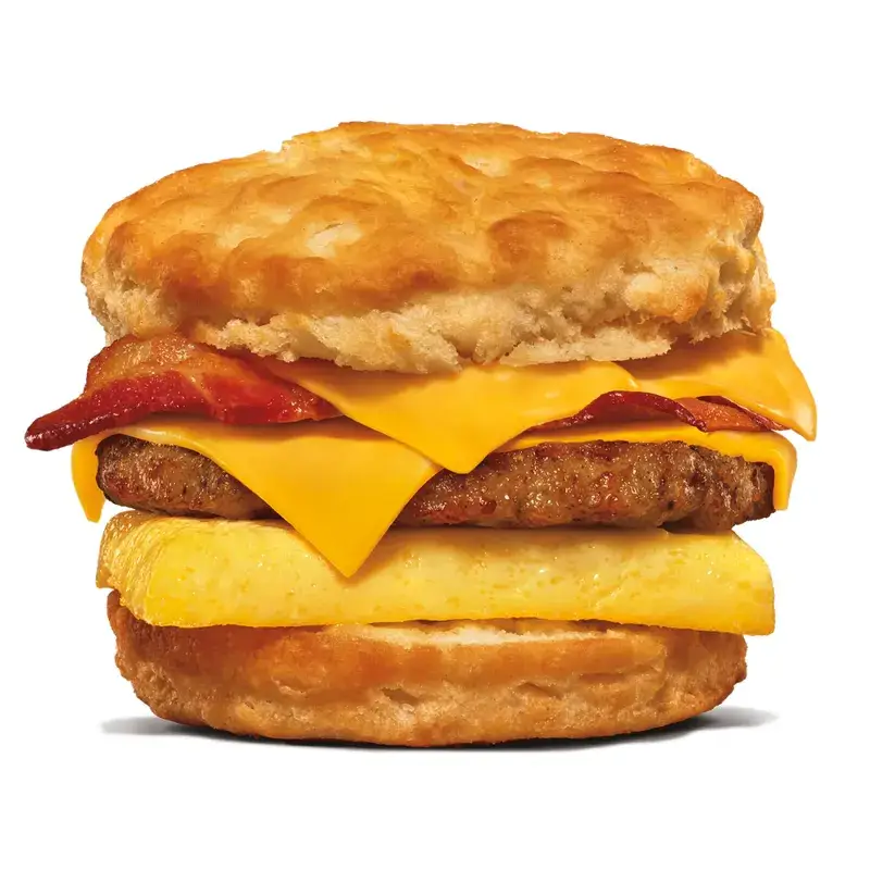 Bacon, Sausage, Egg, & Cheese Biscuit from Burger King