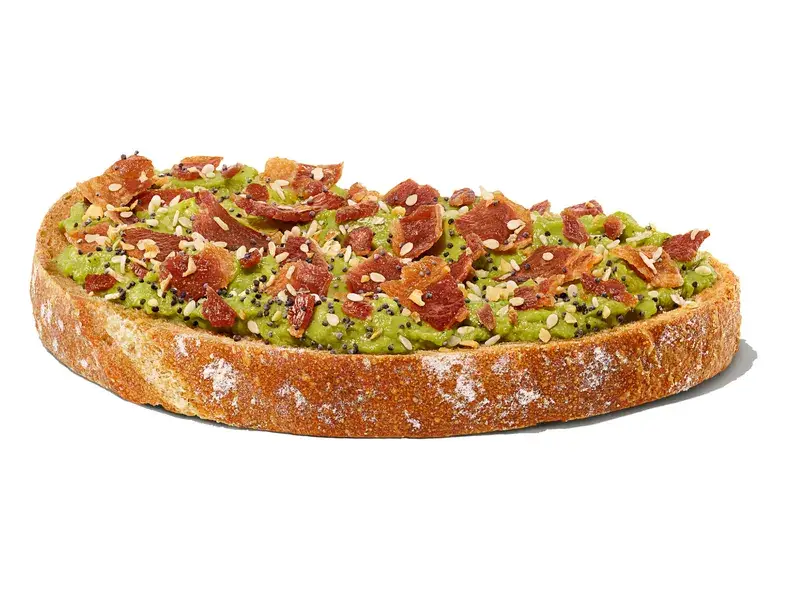 Bacon Topped Avocado Toast from Dunkin'