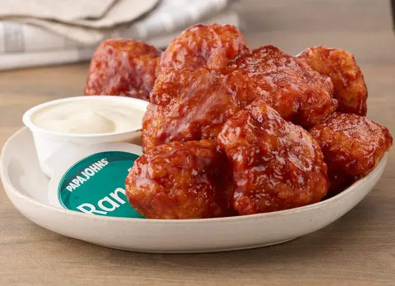BBQ Boneless Wings from Papa Johns
