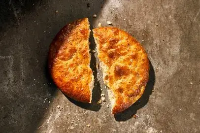 Black Pepper Focaccia from Panera Bread