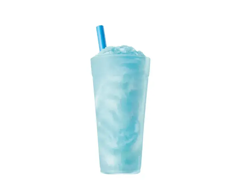 Blue Coconut Cream Slush from Sonic