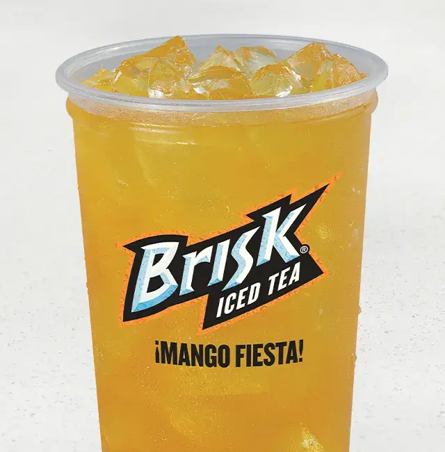 Brisk Mango Iced Tea from Taco Bell