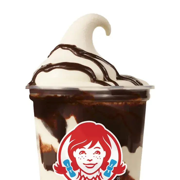 Brownie Batter Vanilla Frosty Swirl from Wendy's