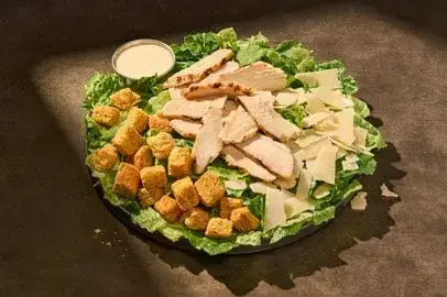 Caesar with Chicken Salad from Panera Bread