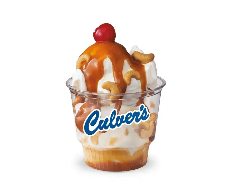 Caramel Cashew Sundae from Culver's