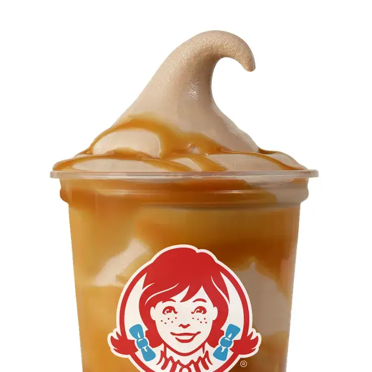 Caramel Chocolate Frosty Swirl from Wendy's