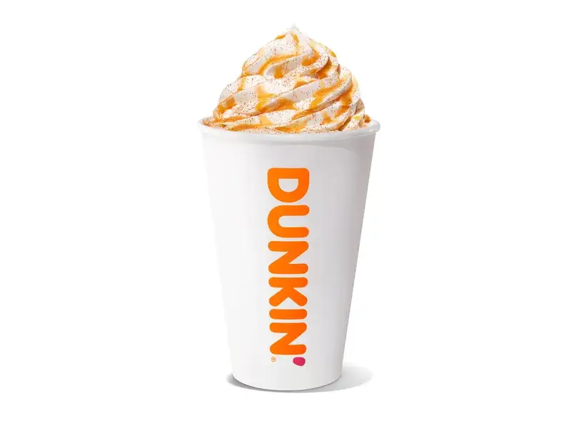 Caramel Craze Signature Hot Latte with Skim Milk from Dunkin'