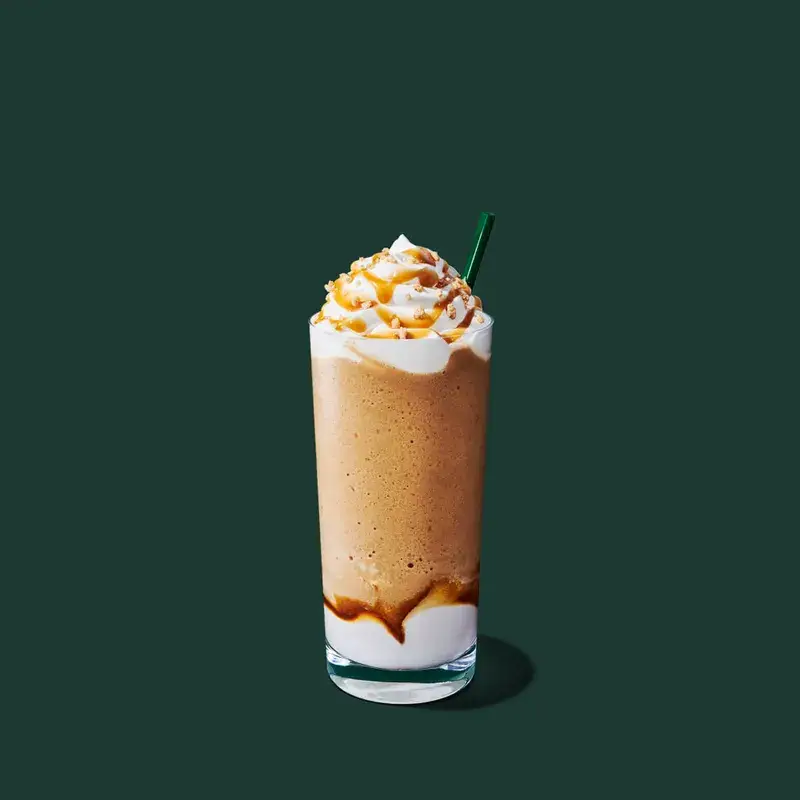 Caramel Ribbon Crunch Frappuccino Blended Beverage from Starbucks