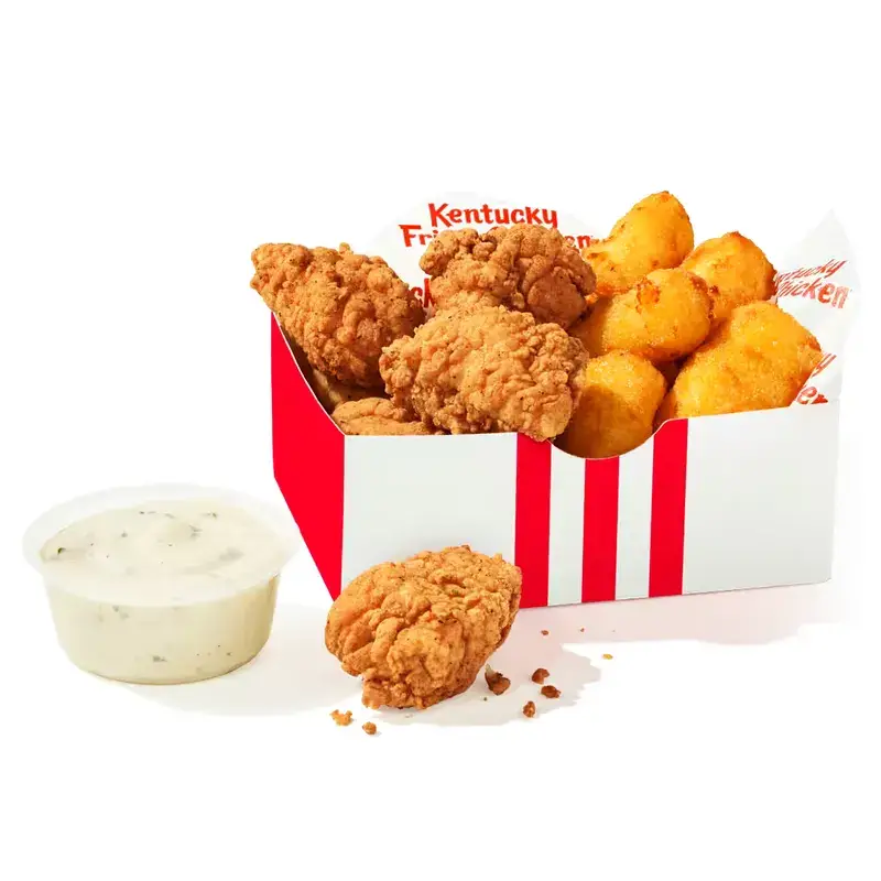 Cheese Curd Snack Box from KFC