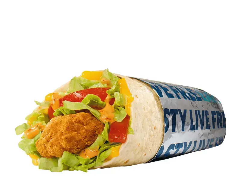 Cheesy Baja Crispy Tender Wrap from Sonic