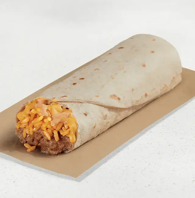 Cheesy Bean & Rice Burrito from Taco Bell