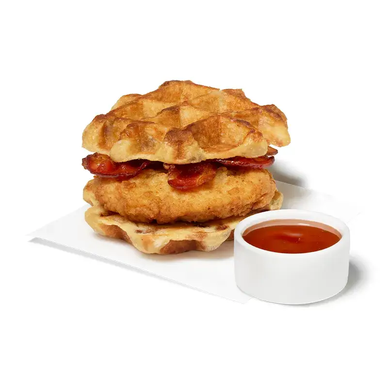 Chicken & Waffles Breakfast Sandwich w/ Chick-fil-A Filet from Chick-fil-A
