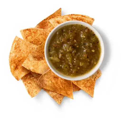 Chili Lime Chips & Tomatillo-Green Chili Salsa from Chipotle