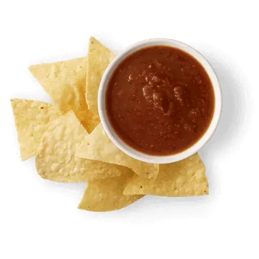 Chips & Tomatillo-Red Chili Salsa from Chipotle