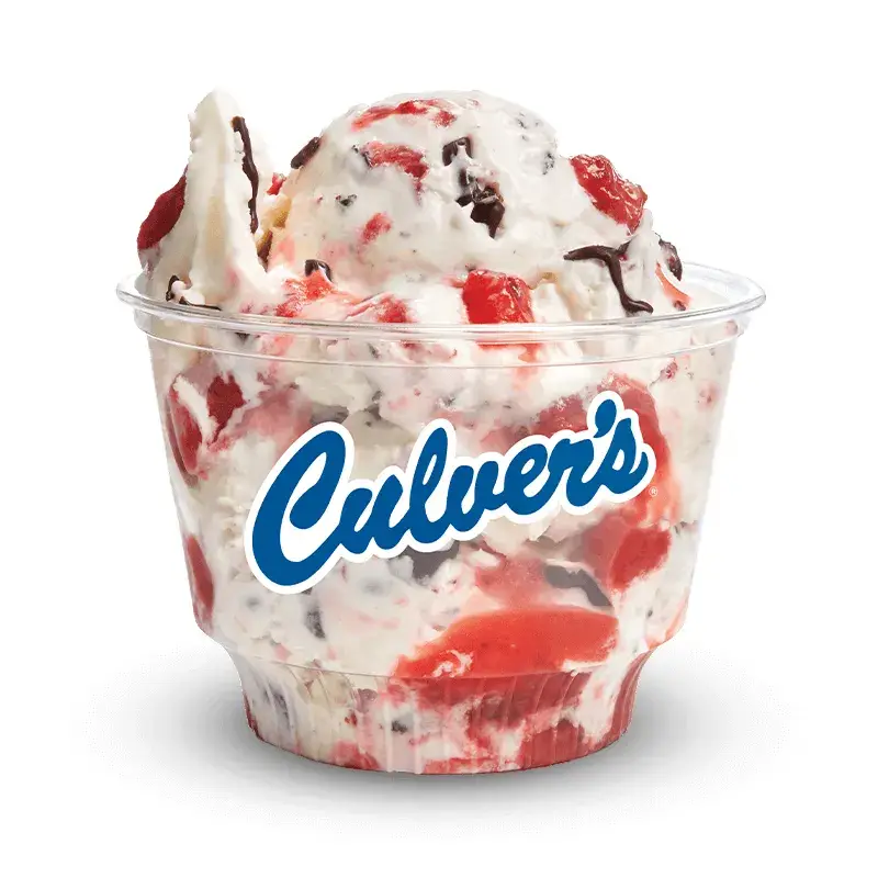 Chocolate Covered Strawberry Flavor of the Day from Culver's