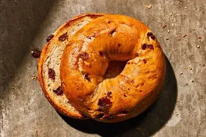 Cinnamon Swirl Raisin Bagel from Panera Bread