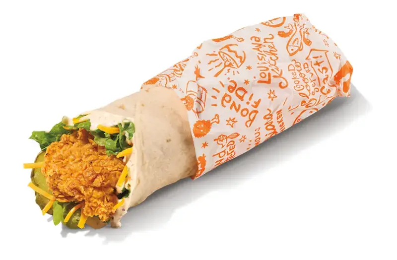 Classic Tender Blackened Ranch Wrap from Popeyes