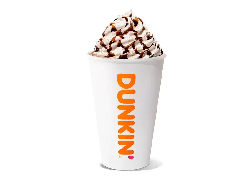 Cocoa Mocha Signature Hot Latte with Skim Milk from Dunkin'