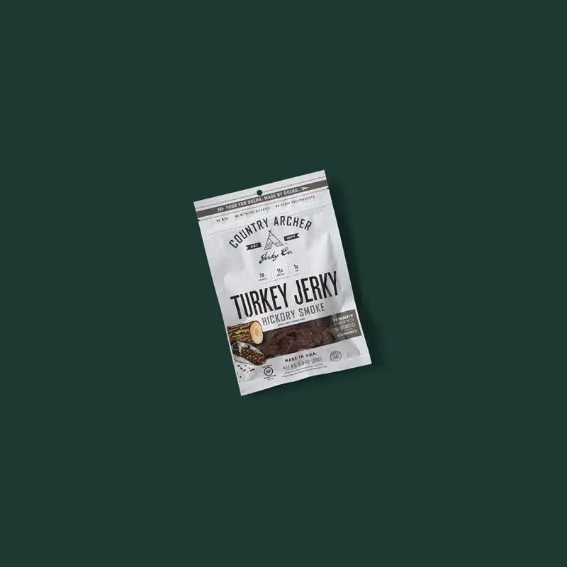 Country Archer – Hickory Smoke Turkey Jerky from Starbucks
