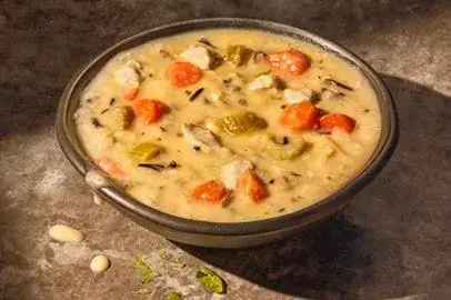 Cream of Chicken & Wild Rice Soup from Panera Bread