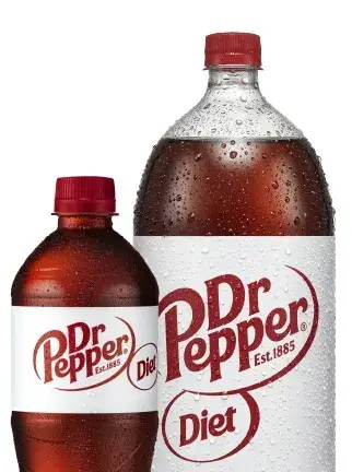 Diet Dr. Pepper from Pizza Hut