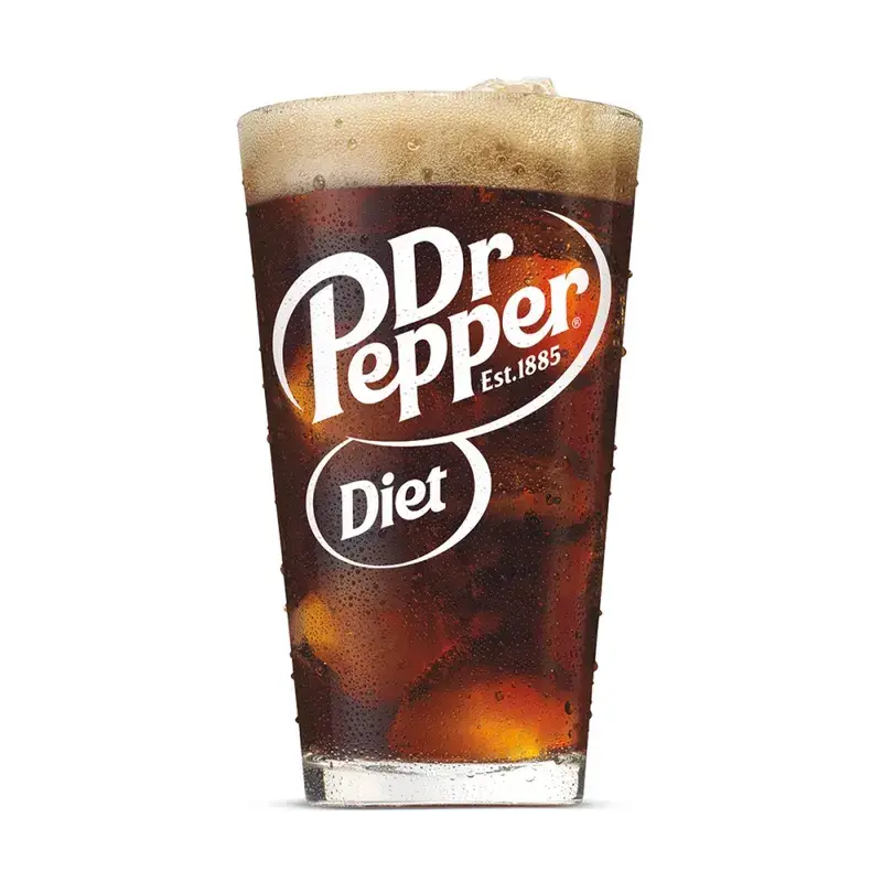 Diet Dr Pepper from Burger King