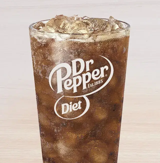 Diet Dr Pepper from Taco Bell