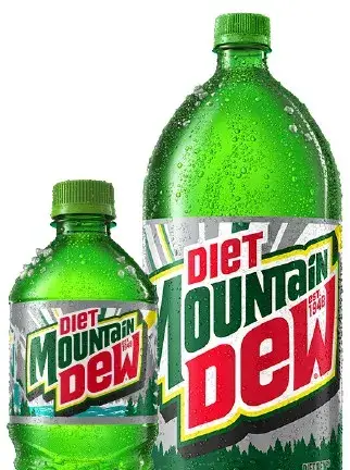 Diet Mtn Dew from Pizza Hut