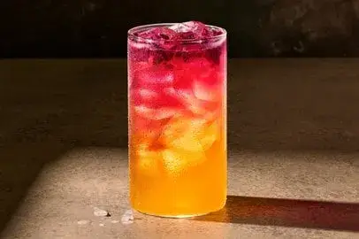 Dragonfruit Sunset Energy Refresher from Panera Bread
