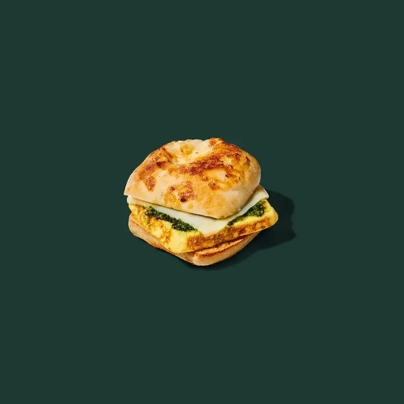 Egg, Pesto & Mozzarella Sandwich from Starbucks
