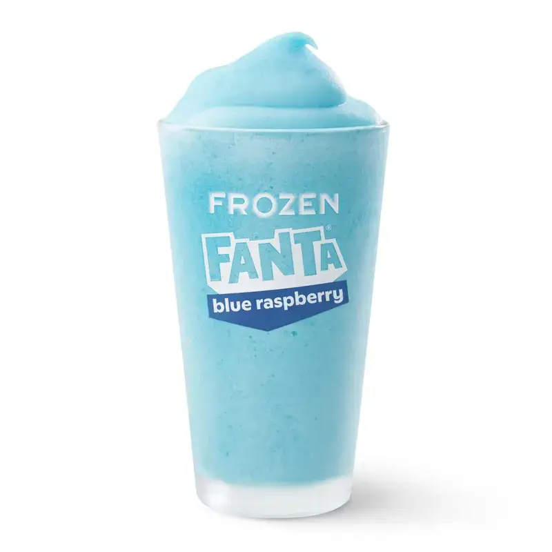 Frozen Fanta Blue Raspberry from McDonald’s