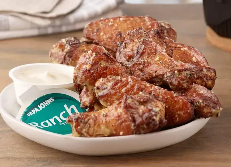 Garlic Parmesan Wings from Papa Johns