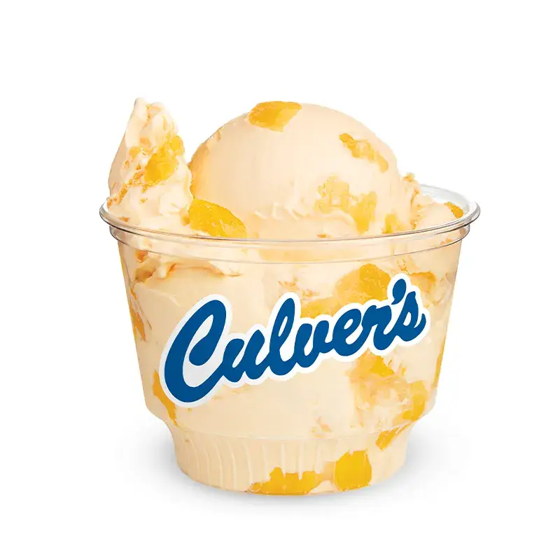 Georgia Peach Flavor of the Day from Culver's
