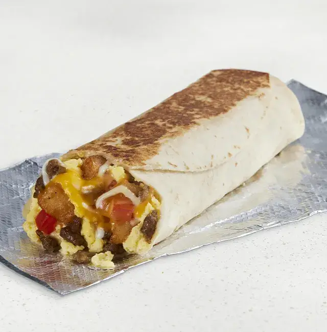 Grande Toasted Breakfast Burrito - Sausage from Taco Bell