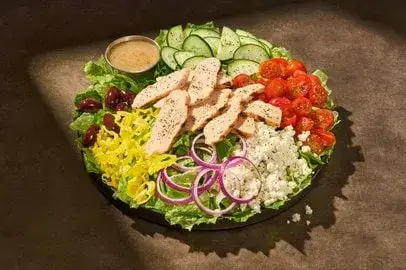 Greek Salad with Chicken from Panera Bread