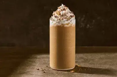 Hazelnut Flavored Mocha Frozen Coffee from Panera Bread