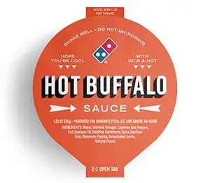 Hot Buffalo from Domino's