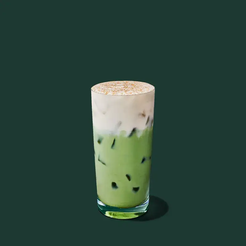 Iced Banana Bread Matcha from Starbucks
