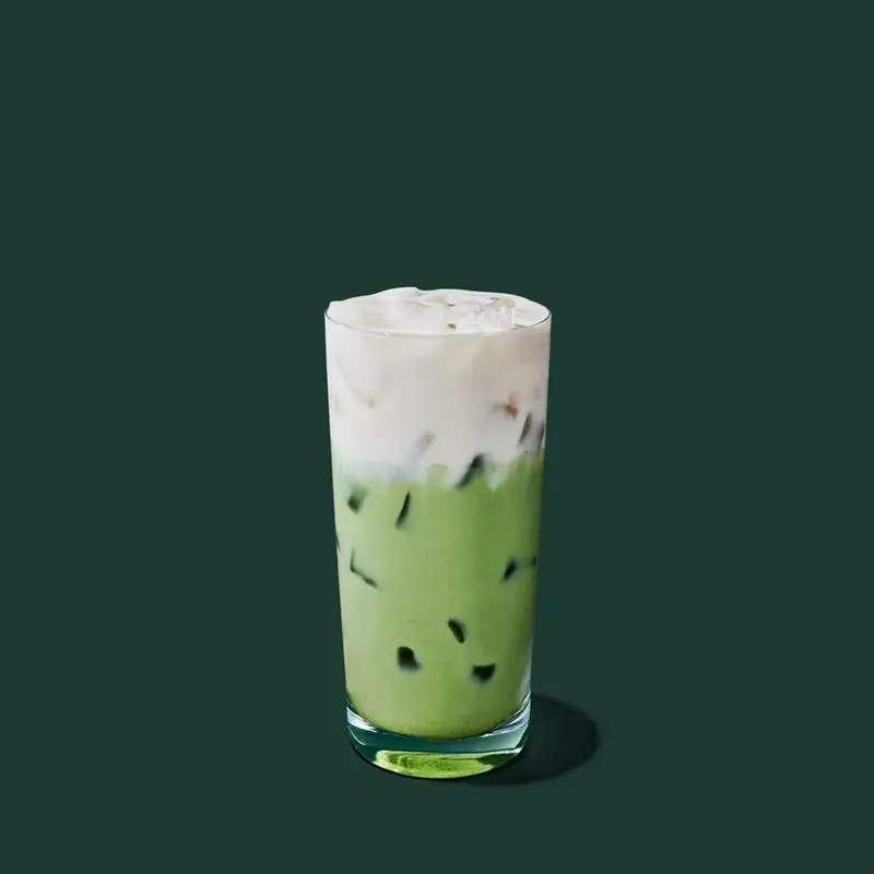 Iced Banana Protein Cream Matcha from Starbucks