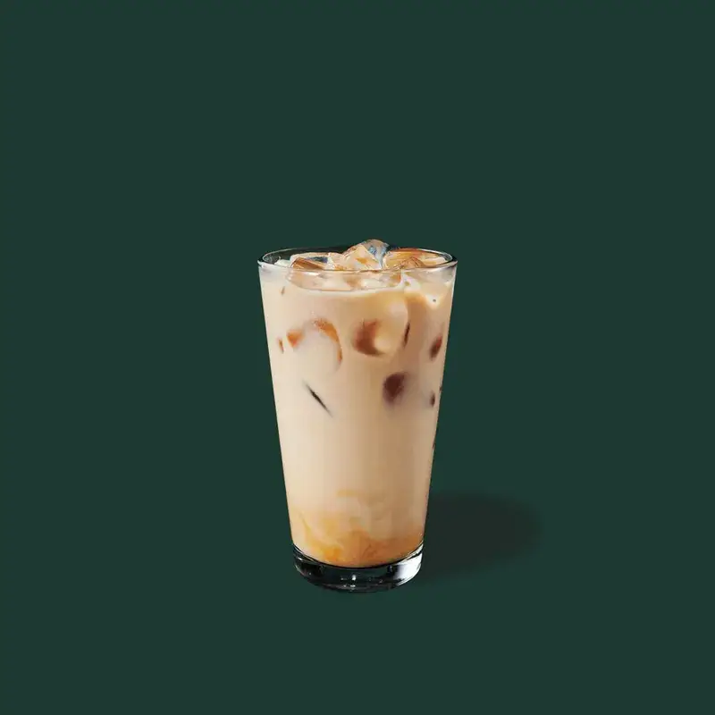 Iced Starbucks Blonde Vanilla Latte from Starbucks