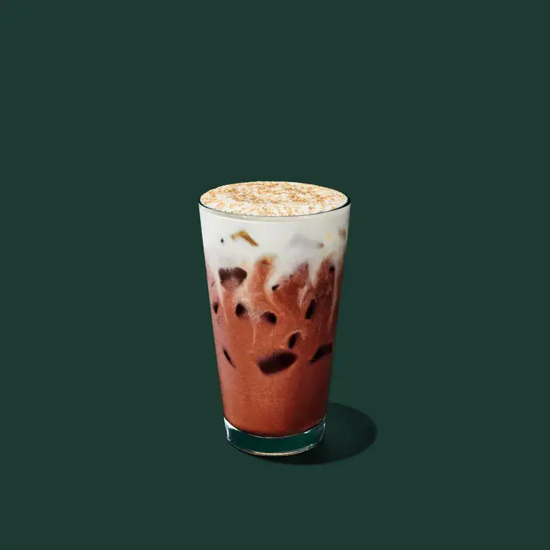 Iced Dubai Chocolate Mocha from Starbucks