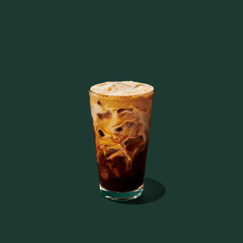 Iced Hazelnut Oatmilk Shaken Espresso from Starbucks