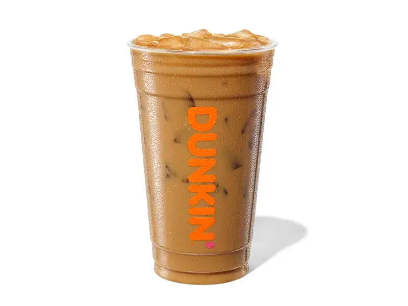 Iced Latte with Oatmilk from Dunkin'