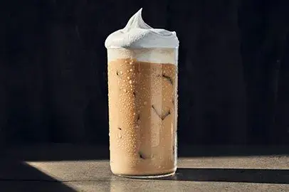 Iced Madagascar Vanilla Latte from Panera Bread