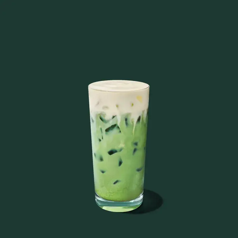 Iced Mango Cream Matcha from Starbucks