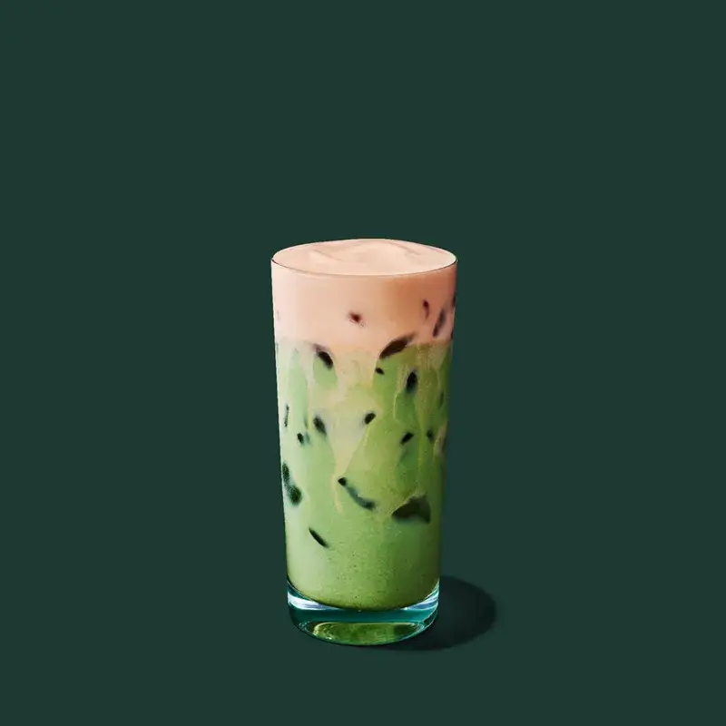 Iced Orange Cream Matcha from Starbucks